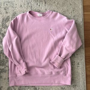 Pink champion sweatshirt